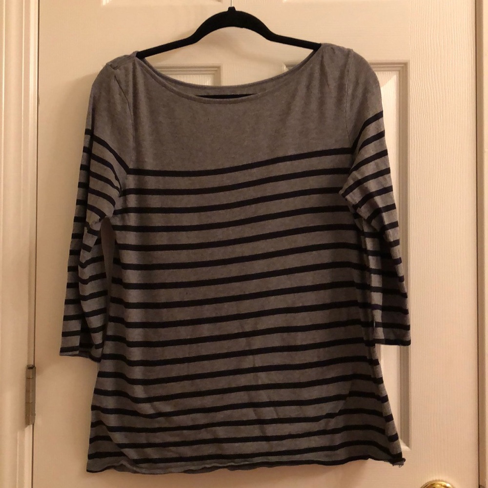 Gray and Black Shirt